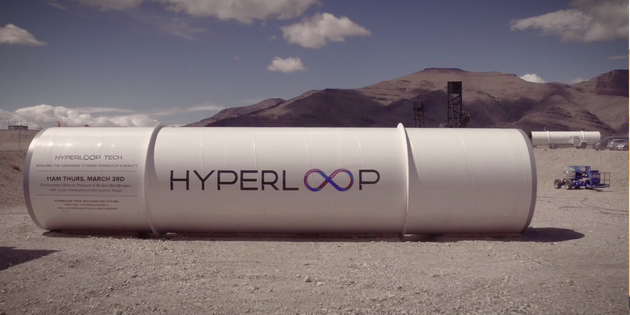 超级高铁公司Hyperloop One的测试管道